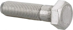 Value Collection - 3/8-24 UNF, 1-1/2" Length Under Head Hex Head Cap Screw - Partially Threaded, Grade 316 Stainless Steel, Uncoated, 9/16" Hex - USA Tool & Supply