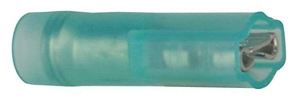 3M - 16 to 14 AWG, Nylon, Fully Insulated, Female Wire Disconnect - 3/16 Inch Wide Tab, Blue, RoHS 2011/65/EU Compliant - USA Tool & Supply