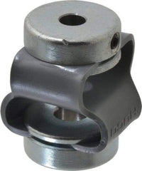 Huco - 1/4" Max Bore Diam, Flexible Flex P Double Loop Coupling - 27mm OD, Polyurethane - USA Tool & Supply