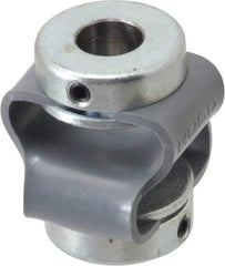Huco - 3/8" Max Bore Diam, Flexible Flex P Double Loop Coupling - 48mm OD, Polyurethane - USA Tool & Supply