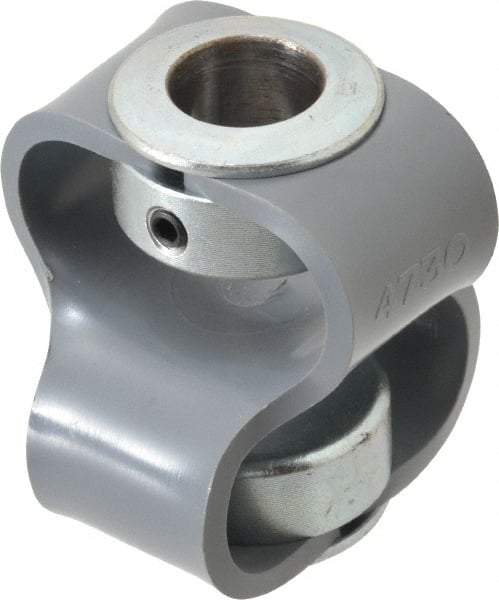 Huco - 5/8" Max Bore Diam, Flexible Flex P Double Loop Coupling - 54mm OD, Polyurethane - USA Tool & Supply