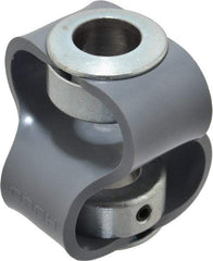 Huco - 5/8" Max Bore Diam, Flexible Flex P Double Loop Coupling - 54mm OD, Polyurethane - USA Tool & Supply