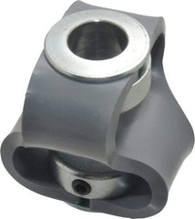Huco - 5/8" Max Bore Diam, Flexible Flex P Double Loop Coupling - 56mm OD, Polyurethane - USA Tool & Supply