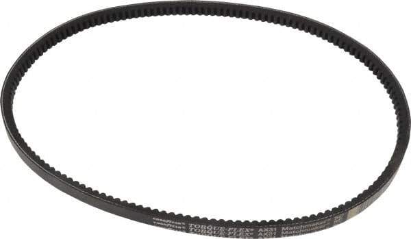 Continental ContiTech - Section AX, 33" Outside Length, V-Belt - Fiber Reinforced Vytracord, Torque-Flex, No. AX31 - USA Tool & Supply