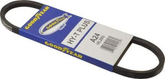Continental ContiTech - Section A, 26" Outside Length, V-Belt - Wingprene Rubber-Impregnated Fabric, HY-T Matchmaker, No. A24 - USA Tool & Supply