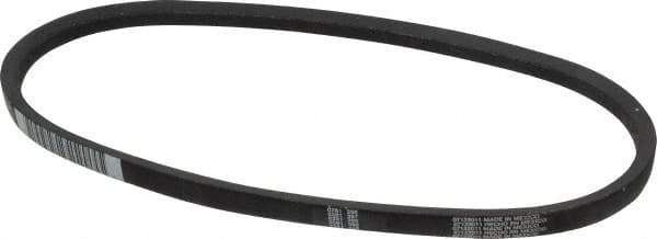 Continental ContiTech - Section A, 29" Outside Length, V-Belt - Wingprene Rubber-Impregnated Fabric, HY-T Matchmaker, No. A27 - USA Tool & Supply