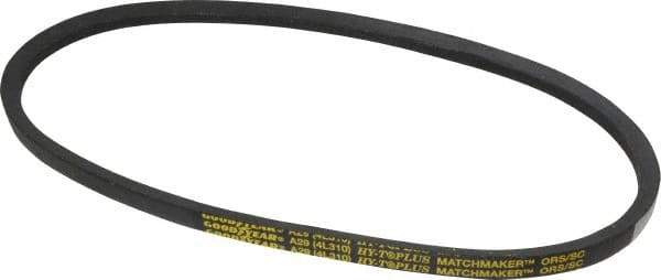 Continental ContiTech - Section A, 31" Outside Length, V-Belt - Wingprene Rubber-Impregnated Fabric, HY-T Matchmaker, No. A29 - USA Tool & Supply