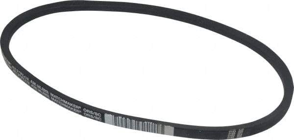 Continental ContiTech - Section A, 32" Outside Length, V-Belt - Wingprene Rubber-Impregnated Fabric, HY-T Matchmaker, No. A30 - USA Tool & Supply