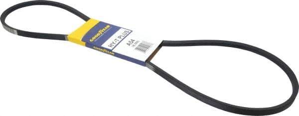 Continental ContiTech - Section A, 56" Outside Length, V-Belt - Wingprene Rubber-Impregnated Fabric, HY-T Matchmaker, No. A54 - USA Tool & Supply