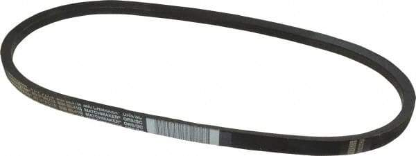 Continental ContiTech - Section B, 41" Outside Length, V-Belt - Wingprene Rubber-Impregnated Fabric, HY-T Matchmaker, No. B38 - USA Tool & Supply