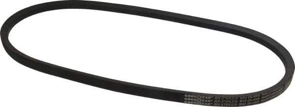 Continental ContiTech - Section B, 45" Outside Length, V-Belt - Wingprene Rubber-Impregnated Fabric, HY-T Matchmaker, No. B42 - USA Tool & Supply