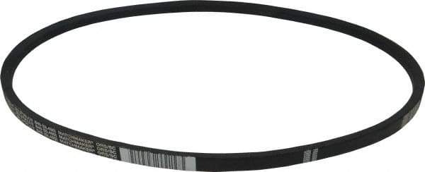Continental ContiTech - Section B, 48" Outside Length, V-Belt - Wingprene Rubber-Impregnated Fabric, HY-T Matchmaker, No. B45 - USA Tool & Supply