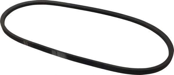 Continental ContiTech - Section B, 49" Outside Length, V-Belt - Wingprene Rubber-Impregnated Fabric, HY-T Matchmaker, No. B46 - USA Tool & Supply