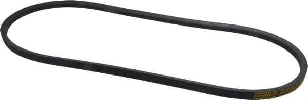 Continental ContiTech - Section B, 52" Outside Length, V-Belt - Wingprene Rubber-Impregnated Fabric, HY-T Matchmaker, No. B49 - USA Tool & Supply