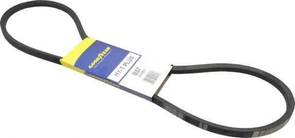 Continental ContiTech - Section B, 60" Outside Length, V-Belt - Wingprene Rubber-Impregnated Fabric, HY-T Matchmaker, No. B57 - USA Tool & Supply