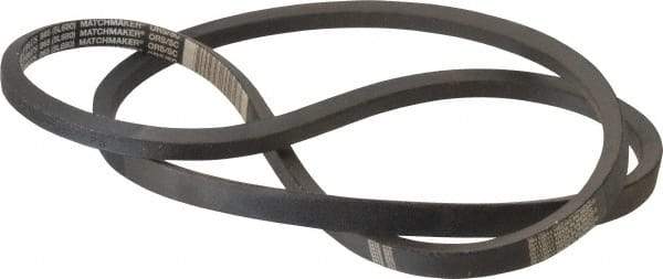 Continental ContiTech - Section B, 68" Outside Length, V-Belt - Wingprene Rubber-Impregnated Fabric, HY-T Matchmaker, No. B65 - USA Tool & Supply