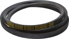 Continental ContiTech - Section B, 82" Outside Length, V-Belt - Wingprene Rubber-Impregnated Fabric, HY-T Matchmaker, No. B79 - USA Tool & Supply