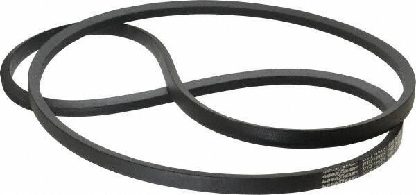 Continental ContiTech - Section B, 89" Outside Length, V-Belt - Wingprene Rubber-Impregnated Fabric, HY-T Matchmaker, No. B86 - USA Tool & Supply