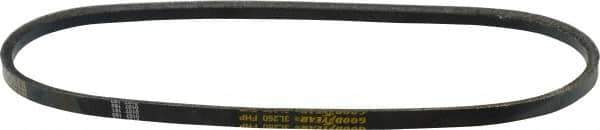 Continental ContiTech - Section 3L, 26" Outside Length, V-Belt - High Traction Rubber, Fractional HP, No. 3L260 - USA Tool & Supply