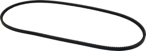 Continental ContiTech - Section 4L, 53" Outside Length, V-Belt - High Traction Rubber, Fractional HP, No. 4L530 - USA Tool & Supply