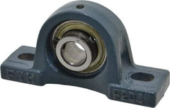 Value Collection - 5" OALBall Bearing Pillow Block - Cast Iron - USA Tool & Supply