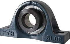 Value Collection - 7-1/8" OALBall Bearing Pillow Block - Cast Iron - USA Tool & Supply