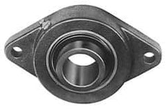 Value Collection - 6-1/8" OALBall Bearing Pillow Block - Cast Iron - USA Tool & Supply