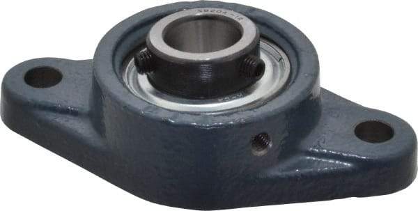 Value Collection - 4-13/32" OALBall Bearing Pillow Block - Cast Iron - USA Tool & Supply