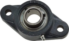 Value Collection - 4-7/8" OALBall Bearing Pillow Block - Cast Iron - USA Tool & Supply