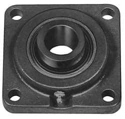 Value Collection - 5-5/8" OALBall Bearing Pillow Block - Cast Iron - USA Tool & Supply