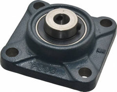 Value Collection - 3-3/8" OALBall Bearing Pillow Block - Cast Iron - USA Tool & Supply