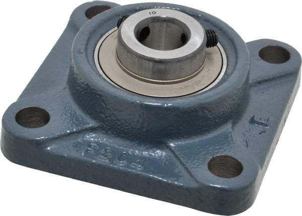 Value Collection - 3-3/8" OALBall Bearing Pillow Block - Cast Iron - USA Tool & Supply