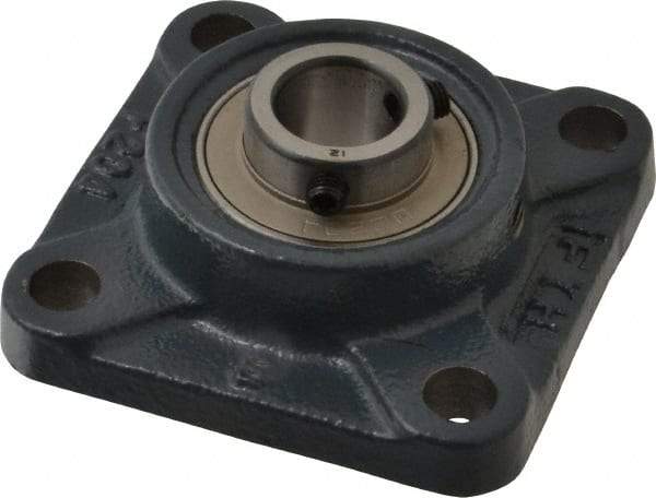 Value Collection - 3-3/8" OALBall Bearing Pillow Block - Cast Iron - USA Tool & Supply