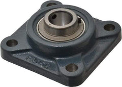 Value Collection - 3-3/4" OALBall Bearing Pillow Block - Cast Iron - USA Tool & Supply