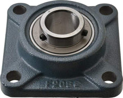 Value Collection - 4-1/4" OALBall Bearing Pillow Block - Cast Iron - USA Tool & Supply