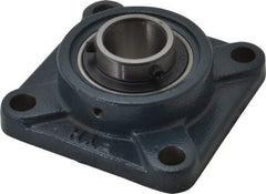 Value Collection - 4-1/4" OALBall Bearing Pillow Block - Cast Iron - USA Tool & Supply