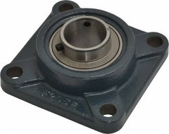 Value Collection - 4-1/4" OALBall Bearing Pillow Block - Cast Iron - USA Tool & Supply