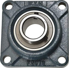 Value Collection - 4-5/8" OALBall Bearing Pillow Block - Cast Iron - USA Tool & Supply