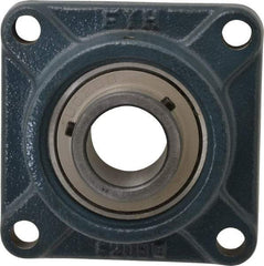 Value Collection - 5-1/8" OALBall Bearing Pillow Block - Cast Iron - USA Tool & Supply