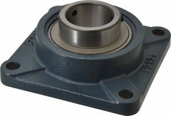 Value Collection - 6-7/8" OALBall Bearing Pillow Block - Cast Iron - USA Tool & Supply