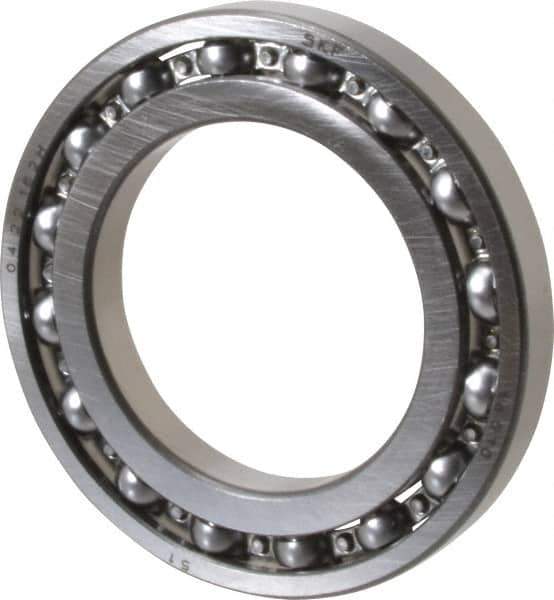 SKF - 50mm Bore Diam, 80mm OD, Open Deep Groove Radial Ball Bearing - 10mm Wide, 1 Row, Round Bore, 2,560 Lb Static Capacity, 3,660 Lb Dynamic Capacity - USA Tool & Supply