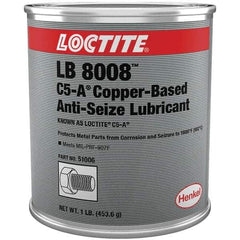 Loctite - 1 Lb Can Anti-Seize Lubricant - Copper, 1,800°F - USA Tool & Supply