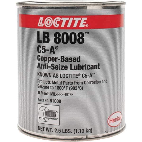 Loctite - 2.5 Lb Can Anti-Seize Lubricant - Copper, 1,800°F - USA Tool & Supply