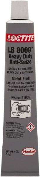 Loctite - 1 oz Tube Anti-Seize Lubricant - Metal Free, 2,400°F, Black - USA Tool & Supply