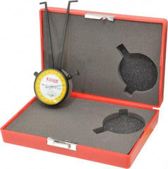 SPI - 1-1/8 to 2-1/8" Inside Dial Caliper Gage - 0.001" Graduation, 0.038mm Accuracy, 3-1/4" Leg Length, Ball Contact Points - USA Tool & Supply