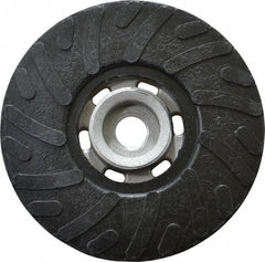 Made in USA - 4-1/2" Diam Disc Backing Ribbed Backing Pad - Soft Density, 13,000 RPM - USA Tool & Supply