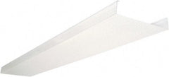 Lithonia Lighting - 8" Wide x 2" High, Clear Lens, Acrylic Fixture Diffuser - Clear (Color) - USA Tool & Supply