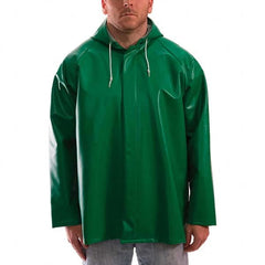 Tingley - Size 4XL Green Chemical, Waterproof & Flame Resistant/Retardant Jacket - USA Tool & Supply