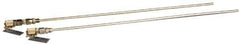 Trico - 1/4 Thread, 24" Long, Stainless Steel Tube, Swivel Adapter Pilot Tube Oil Sample Port - Carbon Steel Port, MNPT Thread, 34.5 Bar Max Operating Pressure, -4 to 392°F - USA Tool & Supply
