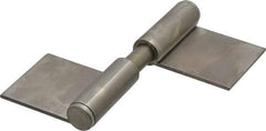 Sugatsune - 4" Long x 2-5/32" Wide x 15/32" Thick, Flag Hinge - Stainless Steel, Satin Finish - USA Tool & Supply